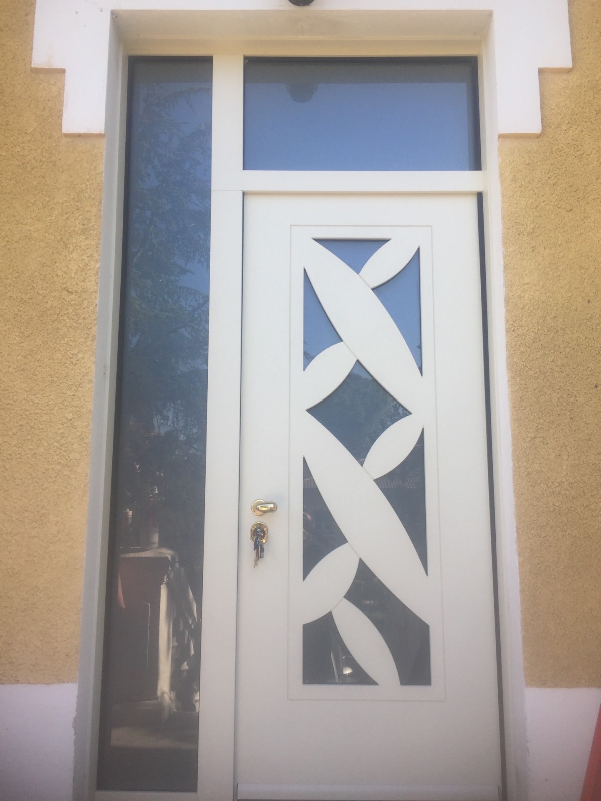 Pose d'une porte blindée vitrée Alias à Orange dans le Vaucluse 