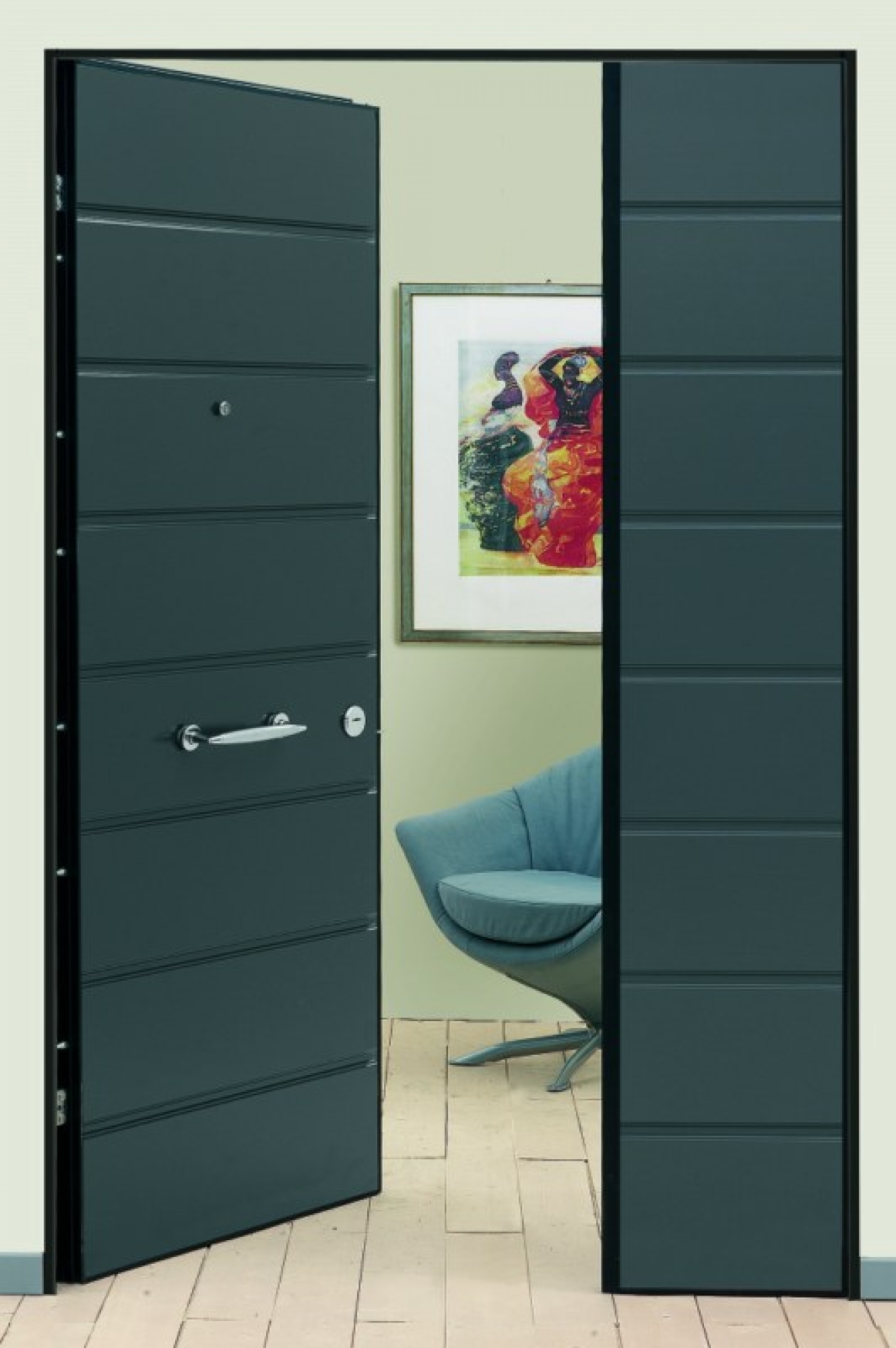 Porte blindée de très grande largeur à Avignon dans le Vaucluse 