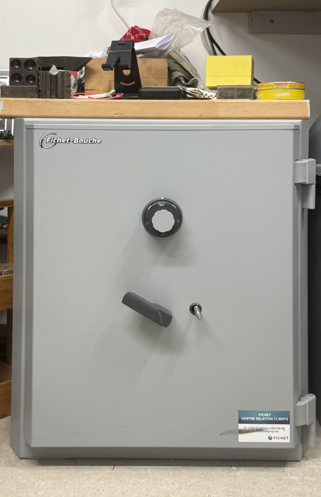 Acheter un coffre-fort Fichet Bauche Millium Classe I 80 litres à clé et combinaison à Gordes dans le Lubéron
