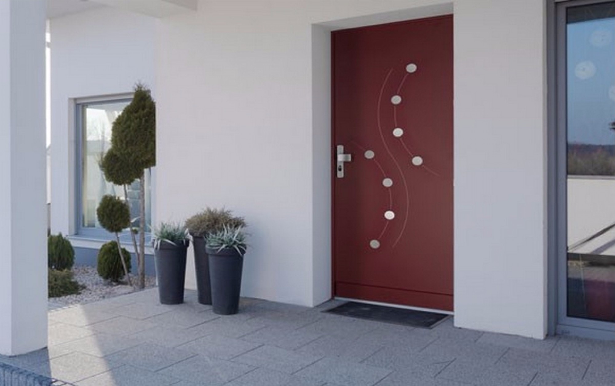 acheter une porte d'entrée fichet moderne sur mesures dans le vaucluse