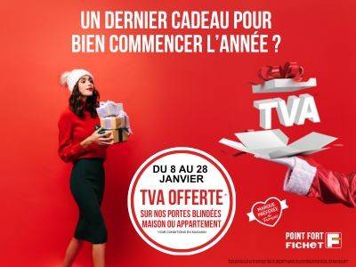 Promotions sur les portes Fichet du 8 au 28 janvier 2024