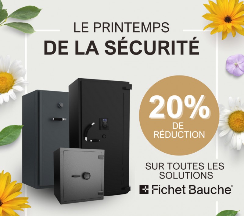 Promotion sur gamme de coffre-fort Fichet Bauche dans notre showroom sur Avignon et alentour